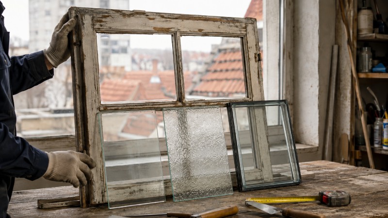 Koje staklo ima smisla za stare drvene prozore